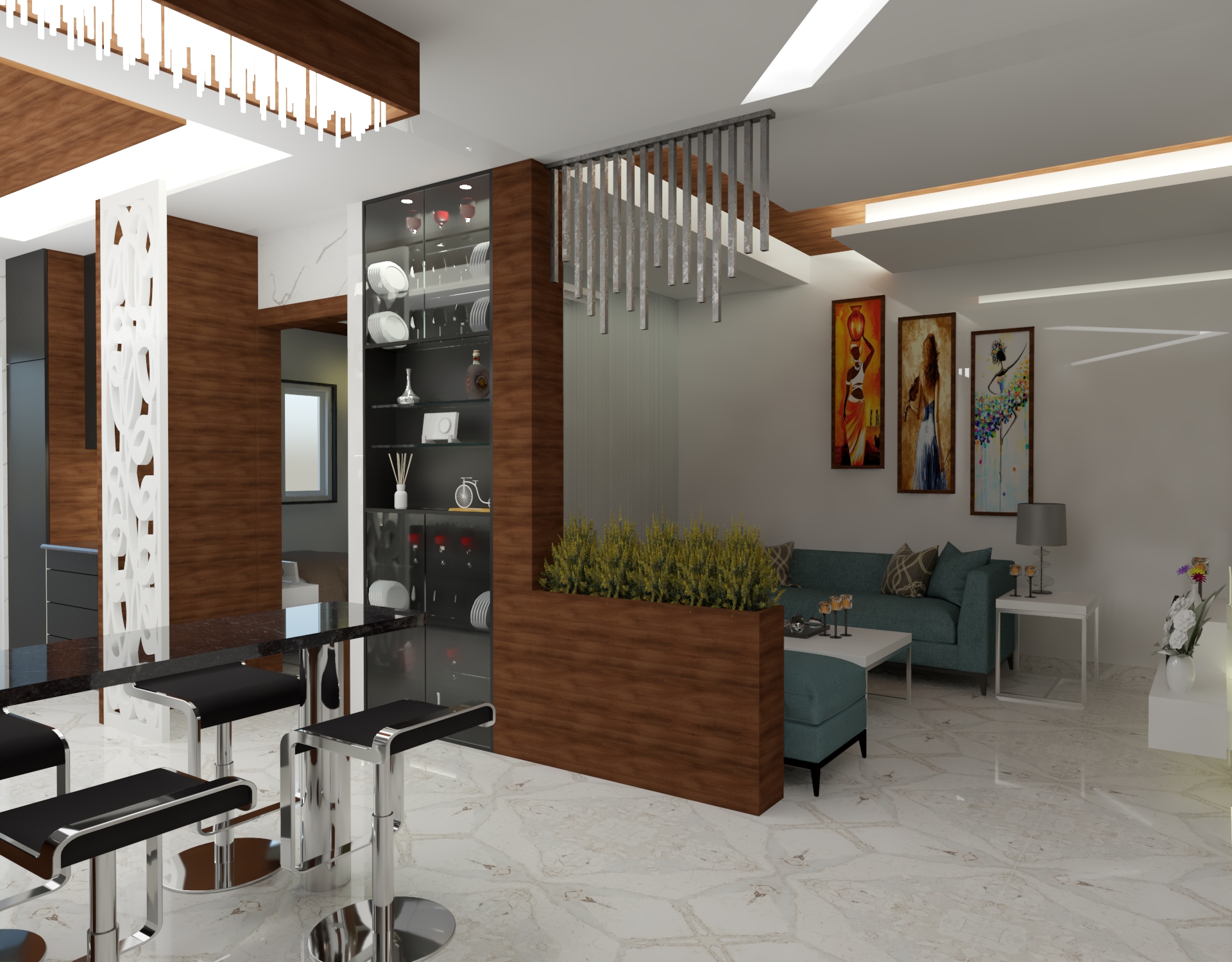 Apartment Interior At Rohini, New Delhi
