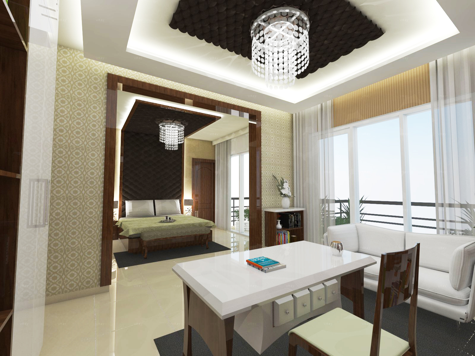 Apartment Interiors at Gurgaon, Haryana